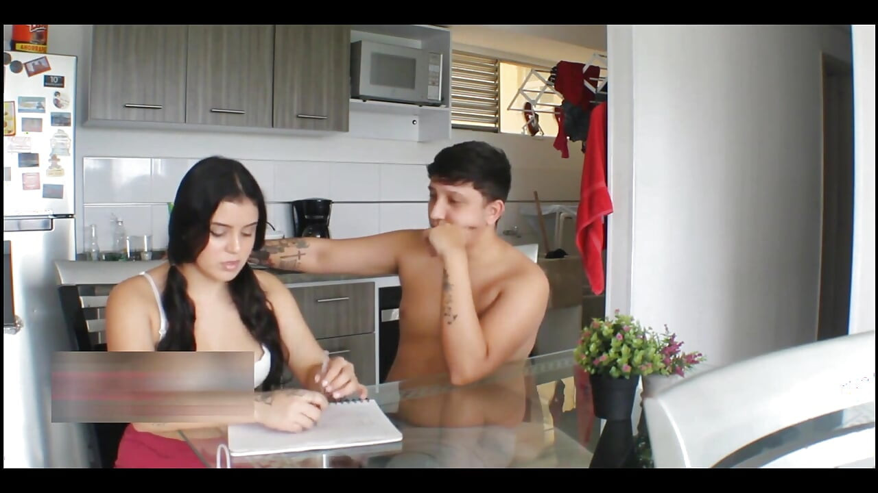 My Stepdad Helps Me with My Homework! He Licks My Pussy and Fucks Me Part 1