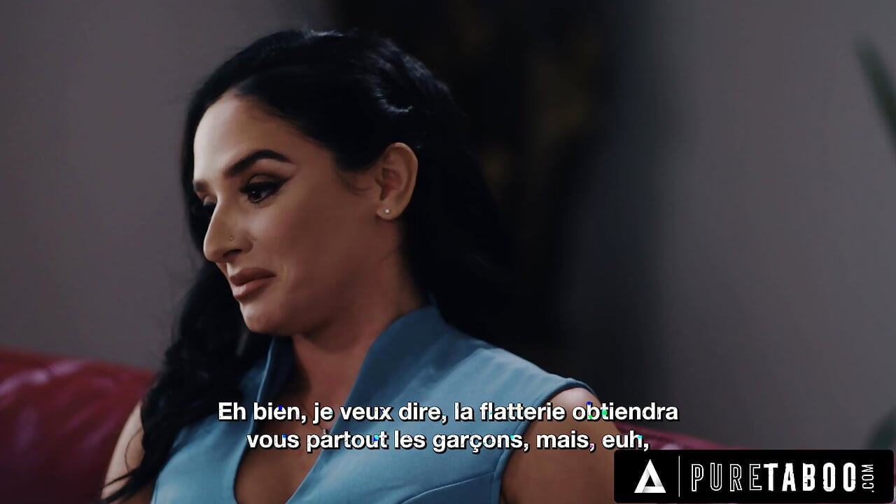 PURE TABOO Stepmom Sheena Ryder Surrenders To Stepson's DP Threesome Request - FRENCH SUBTITLES