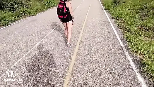 Pervert Shows Me His Penis in Public and I Couldn't Resist Trying It in an Abandoned Building