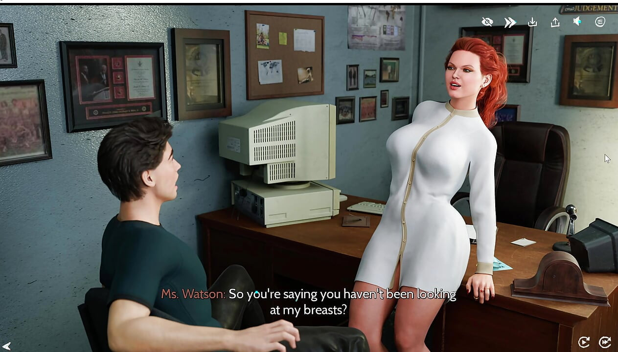 Fresh Women 2: Hardcore Office Sex With My Professor - Cum on Her Huge Boobs - Anim Game