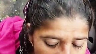 Desi Aunty, Cum in Mouth