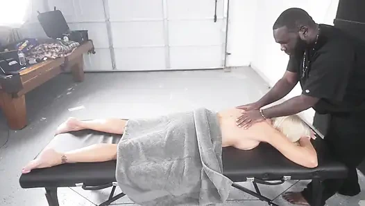 Presley Gets a BBC Massage