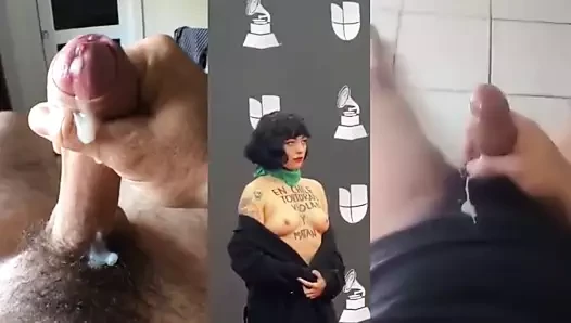 Manx porn video – Mon Laferte Tetas (Cum)