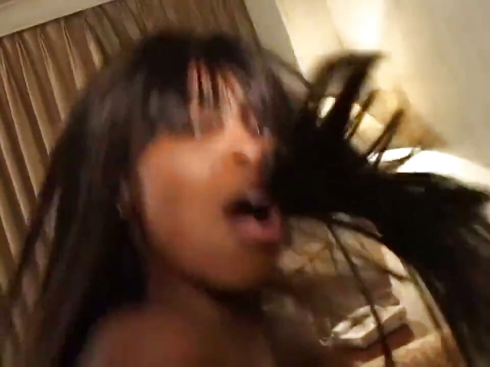 Sexy black petite pussy fucking big black dick sucking