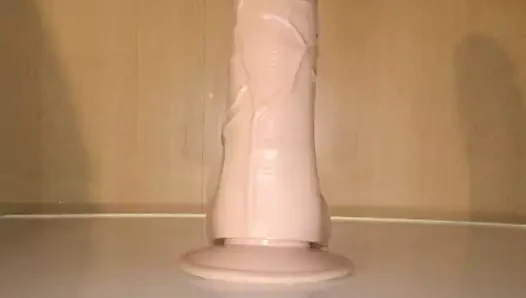 Dildo meiner Frau besamt - shot on wifes dildo