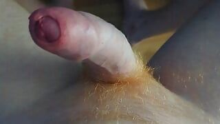 Thick Uncut Cock Cums Thick Load