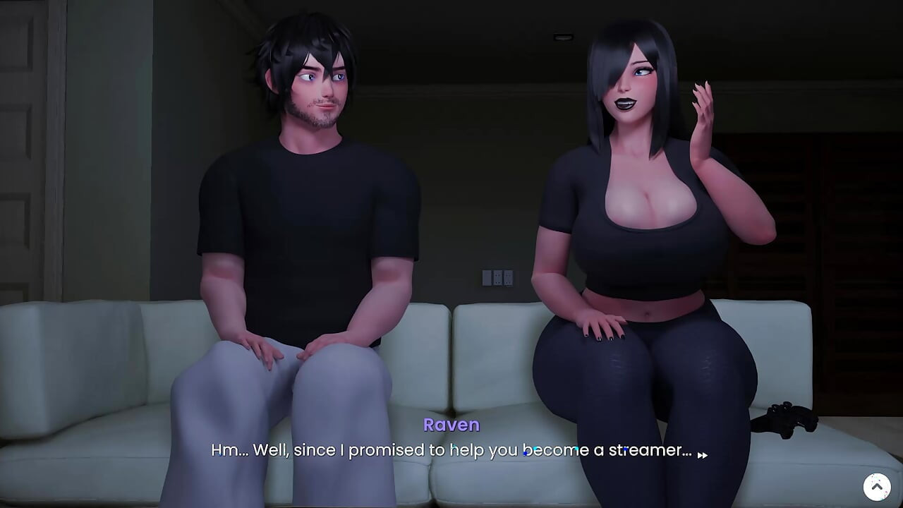Mansion Days #5 - Goth Hottie Uses Her Wet Mouth