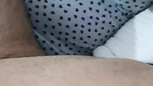 Step mom without panties in bed with step son with big cock