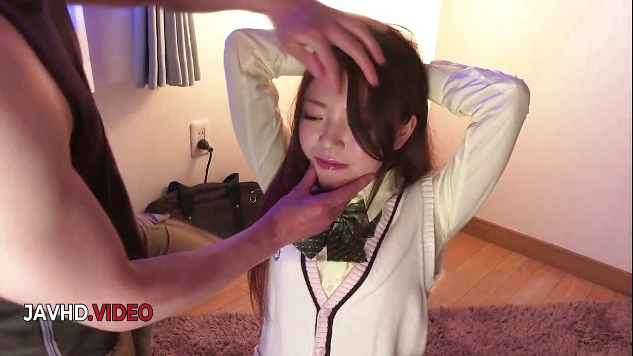Miu Kimura Asian Threesome Blowjob With Two Guys