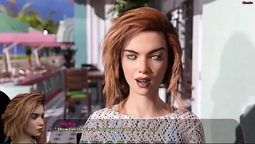 Haley hikayesi #18 - Johannes adriana ve haley'i aynı anda sikiyor