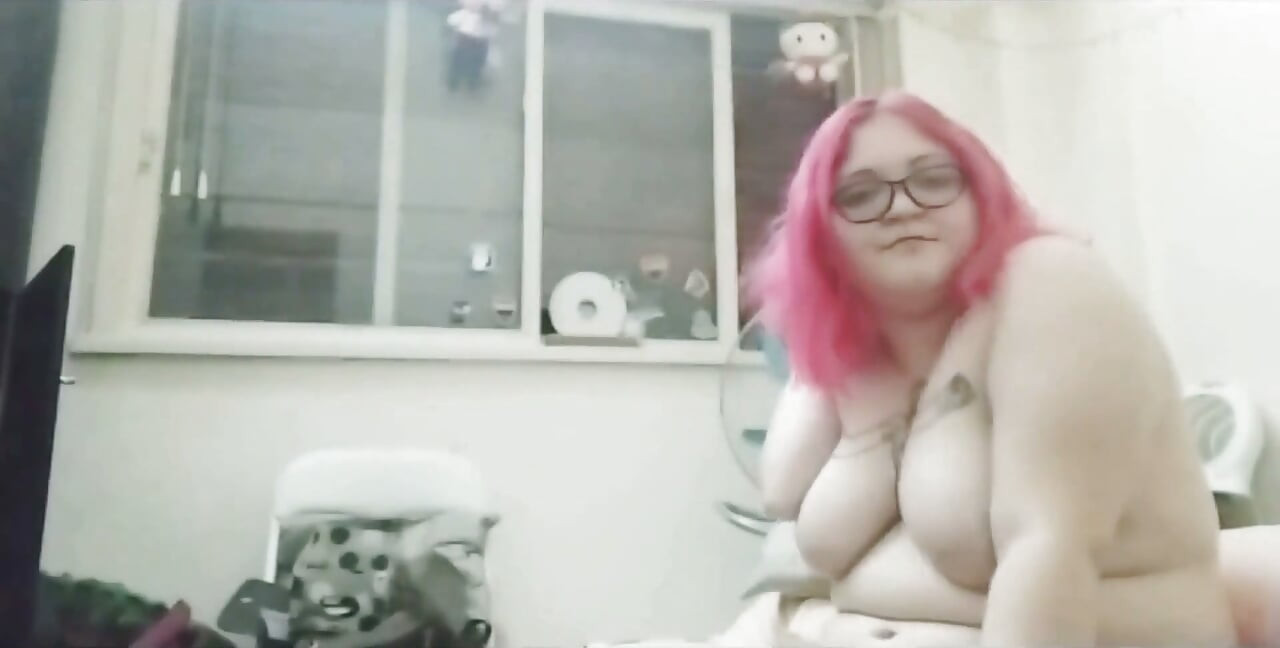 Double Amputee Striptease, Sucks Her Foot and Jumps