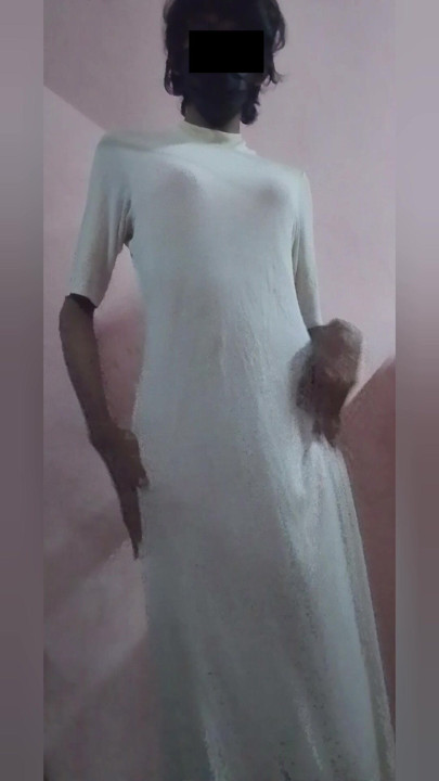 Sri Lankan sissy dancing and show her panty
