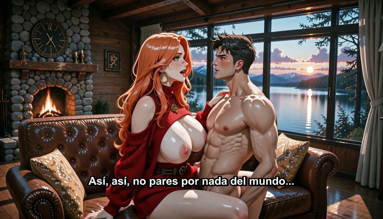 Beautiful redhead milf gets fucked mercilessly- AI porn- anime porn. porn in spanish