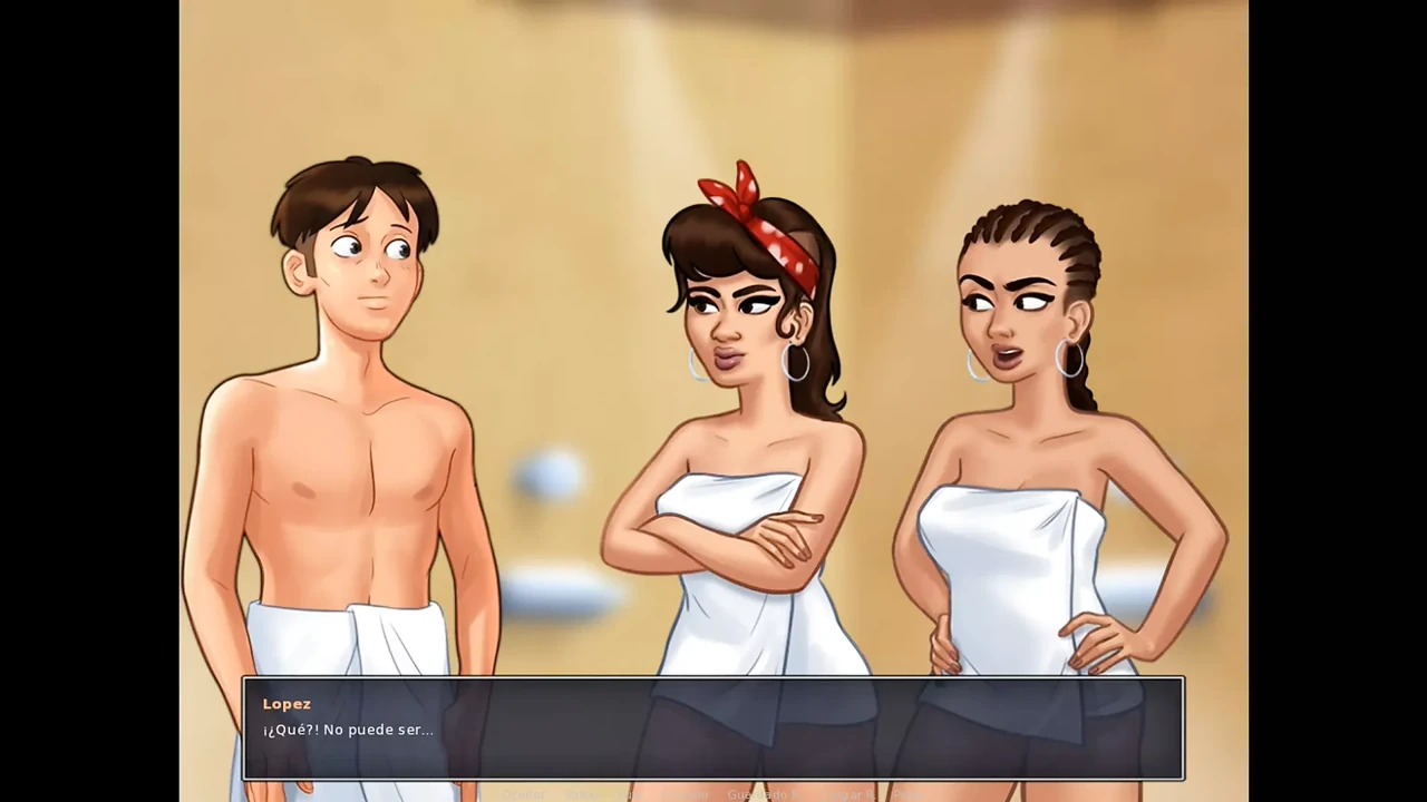 Summertime Saga Cap 33 - The Showers And Two Girls