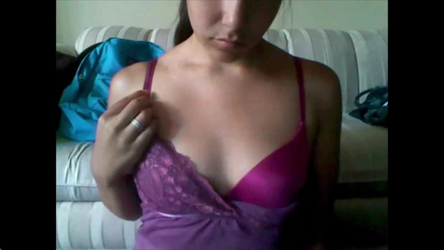 My Ex Playing with her tits