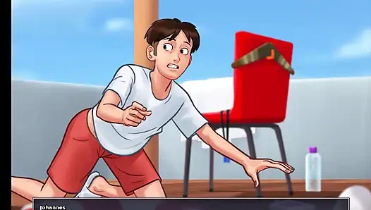 SummerTime Saga - Вся секс-сцена с Melonia и Sara.