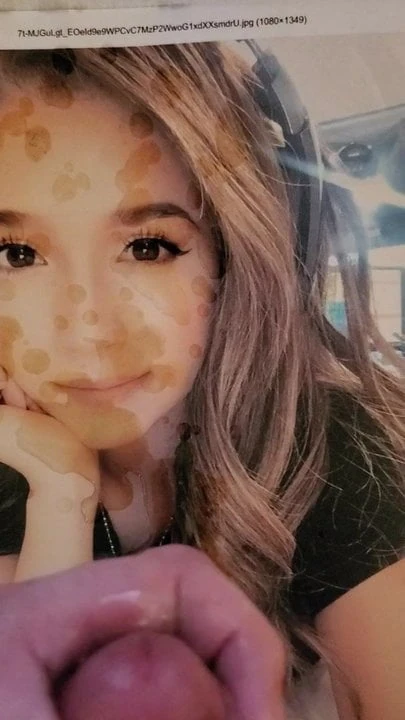 Pokimane Cum tribute #1(massive load)