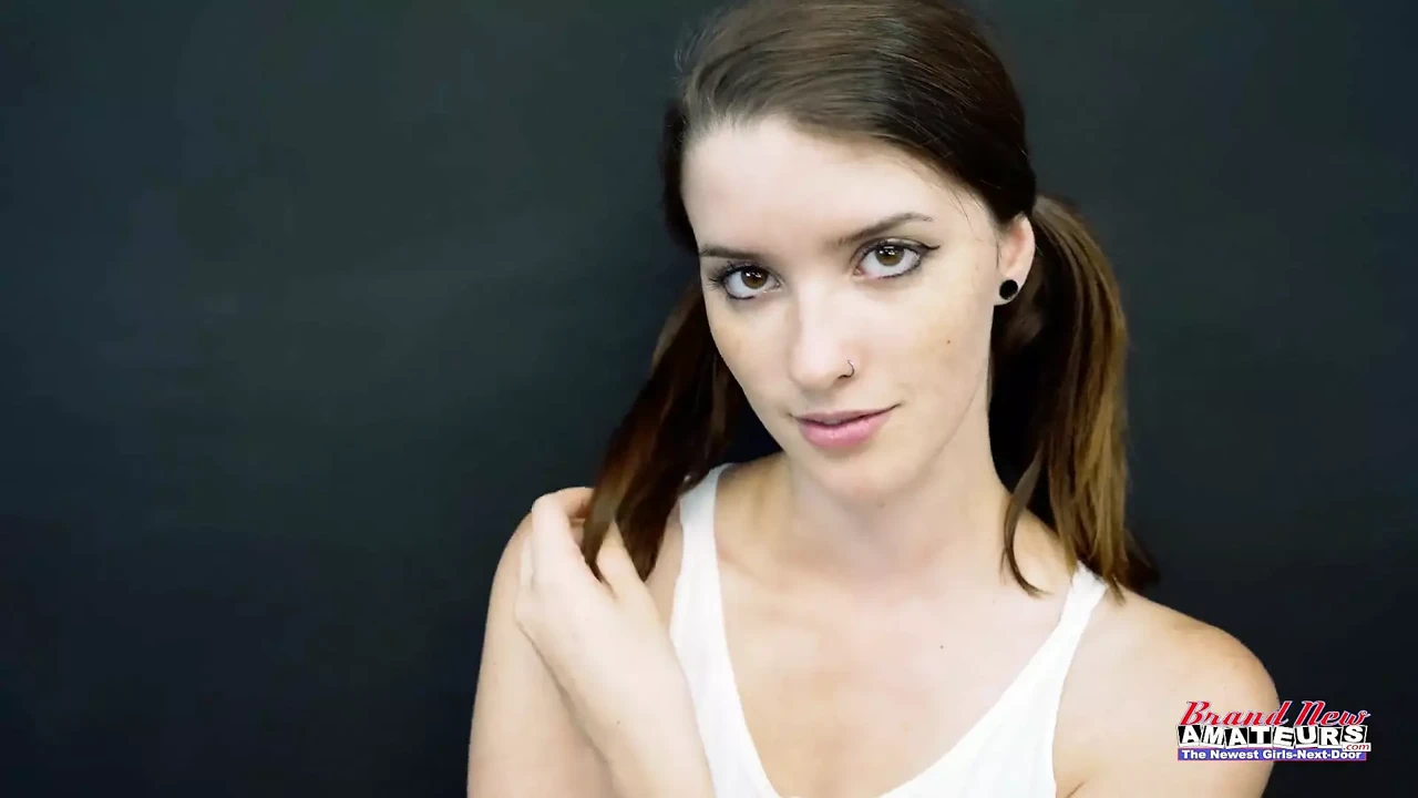 Skinny brunette fucks and sucks cock in porn audition