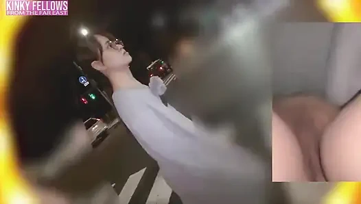 Fragile Heiress Heat as the Natural Rich Beauty Offers Warm Mouth Support Inside a Risky Temporary Booth