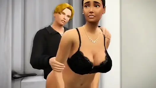 Подруга делает минет