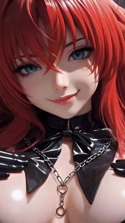 High School DxD Rias Gremory Stripping Lingerie to Naked  Sensual  Compilation | Clip 3