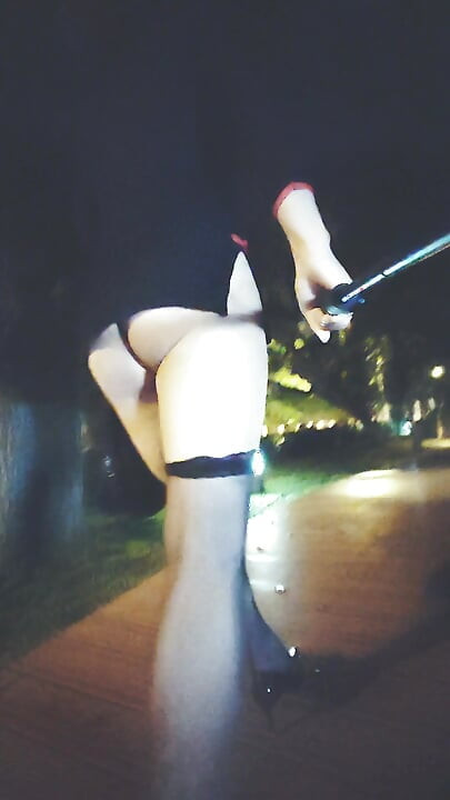 Big Ass Sissy Girl Vivi Exposed Outdoors, Part 9