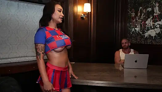 College Stories 1: Student Cheerleader Monika Fox Passed an Exam with Professor in Three Subjects - Oral, Vaginal and Anal