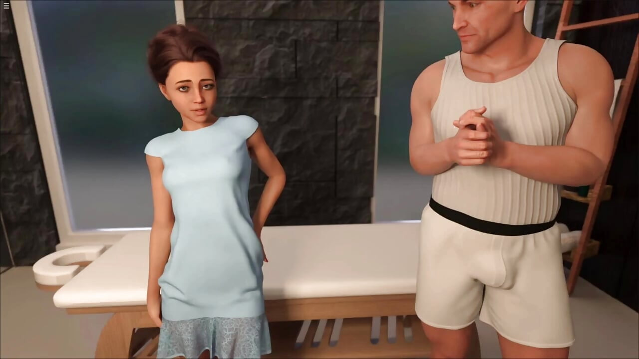 Wife Having Fun With Massage Guy Infront Of Cuckold Husband