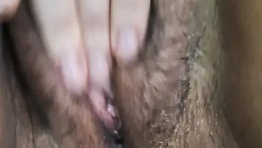 Touching my wet pussy