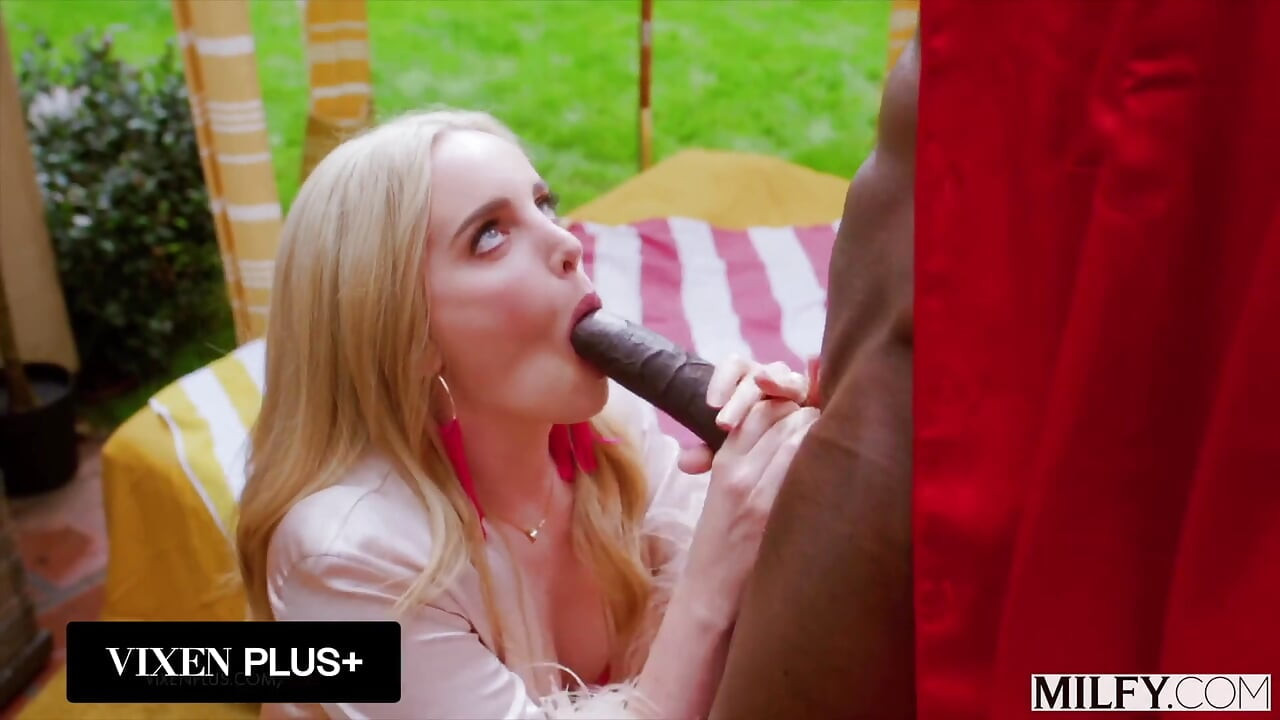 Milfy BBC-hungry Blonde MILF Charlie Devours Ex BF's Cock