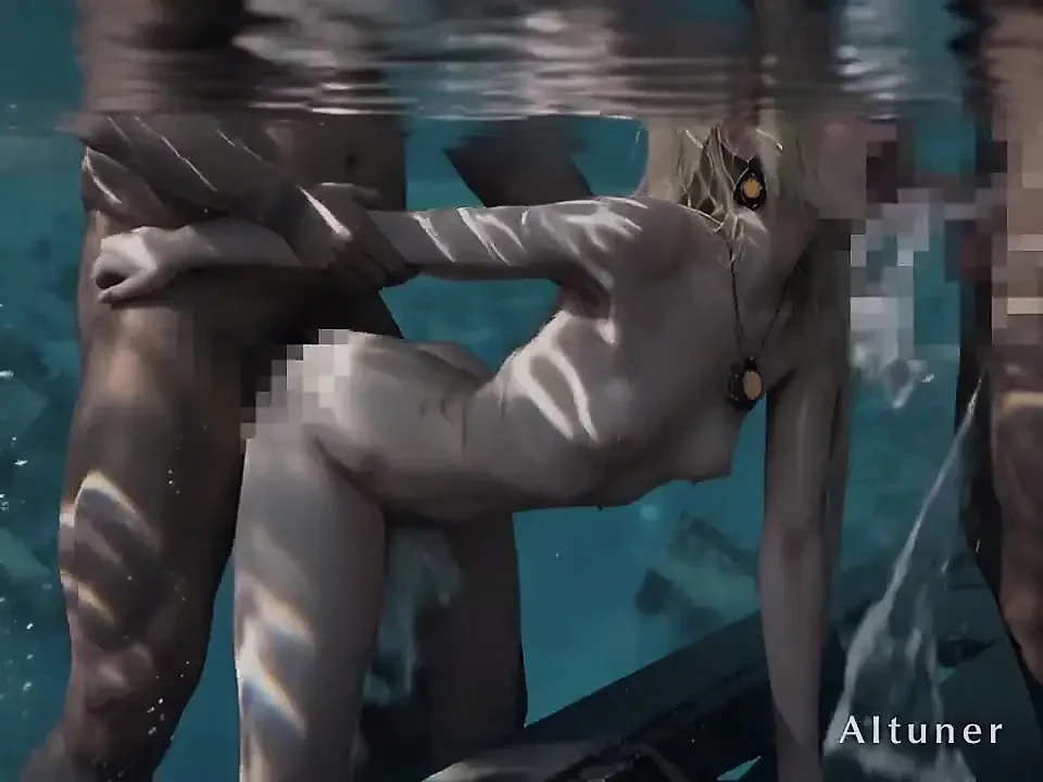 Half-submerged, Fully Taken-she Moans Into the Spray and Doesn’t Stop.