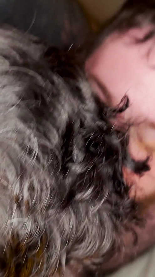 Hairy Stepdaddy Fucks My Fat Ass Raw and the Cameraman Joins in