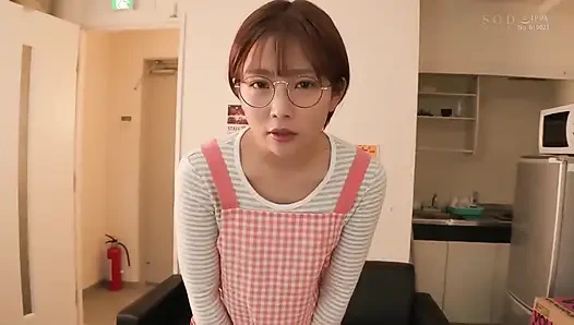 Have Sex with Cute Short Hair Female Colleague, Her Oral Sex Skills Is Really Good. Part.2