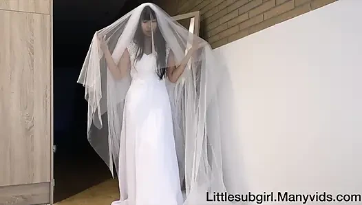 Pengantin vampir muncrat close up