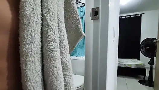 Threesome in the Shower with a Venezuelan Stepmother