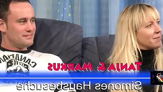 İki seksi olgun sürtük büyük bir yarağı emiyor ve sikiyor