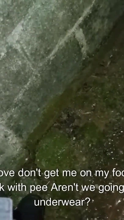 Powerful moment from "Couple peeing and having sex in public behind the church"