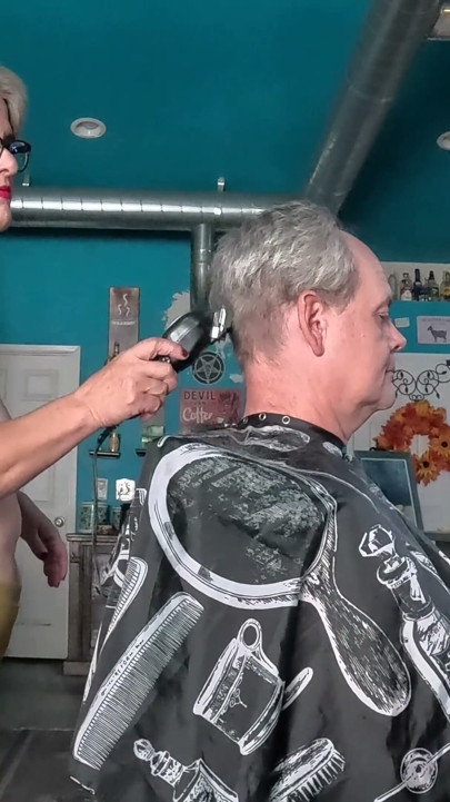 The Topless Barber