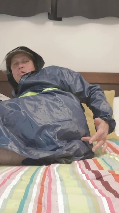 A Hotel Security Guard Sits on a Bottle