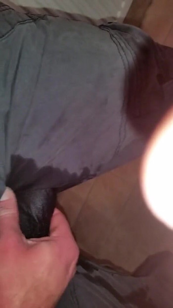 Spectacular moment from "bursting bladder soaking my pants"