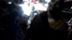 신발 가게에서 핑거링하는 Chennai 아줌마 젖탱이:2