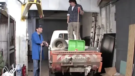 Outdoor on the Car These Two Mature Fuckers Bring Each Other to Orgasm