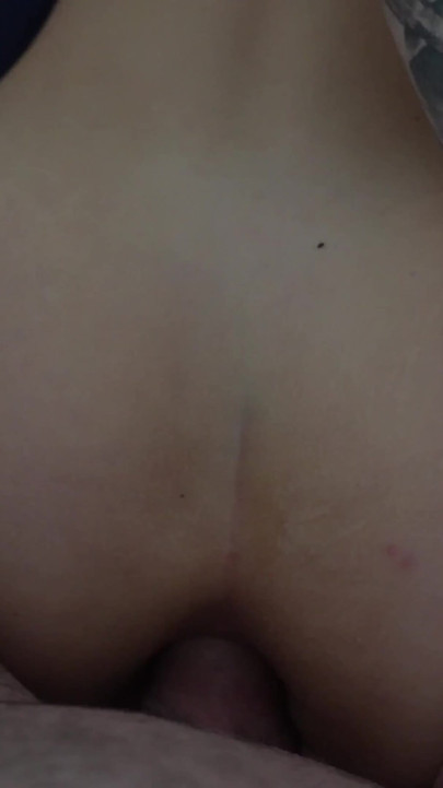 The wife cheats on her husband and lets lover cum in her anal. | Clip 2