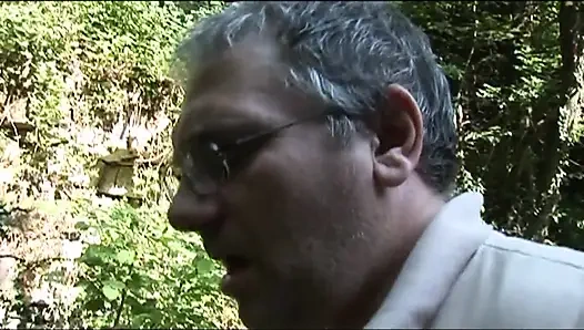 Fantastic Girl with Tight Pussy Fucked and Cumshot on Small Tits by a Mature Cock