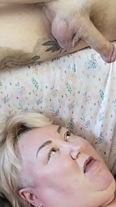 I jerk off my cock and cum in my stepmom's mouth | Clip 1
