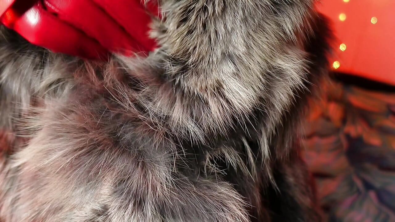 Seksowny ASMR w czerwonych rękawiczkach