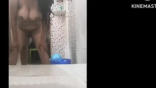 Desi schulmädchen geht zu dem haus ihrer mitschülerin für die führung desi Hindi MMS, einheimische schöne stiefschwester