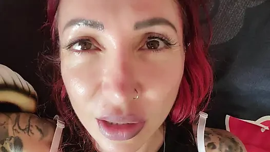 I humiliate you with spitting, burps and farts