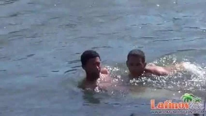 Exotic twinks swallow meat at a scorching pricknic