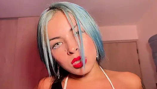 Виртуальный секс с Anitta, наказывая ее биземную задницу в твоей комнате геймера